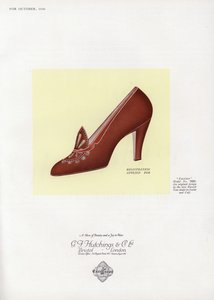 Dames schoen advertentie, 1930s