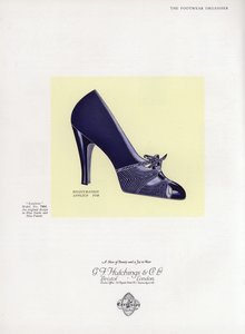 Dames schoen advertentie, 1930s