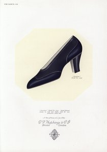 Dames schoen advertentie, 1930s