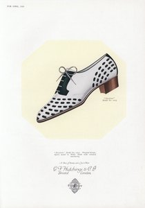 Dames schoen advertentie, 1930s door English School