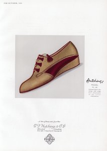 Advertentie voor damesschoenen, 1930s