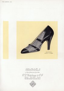 Advertentie voor damesschoenen, 1930s