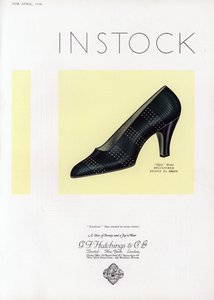 Advertentie voor damesschoenen, 1930s