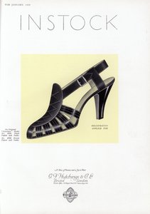 Advertentie voor damesschoenen, 1930s