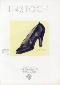 Advertentie voor damesschoenen, 1930s