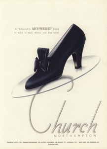 Advertentie voor damesschoenen, 1930s