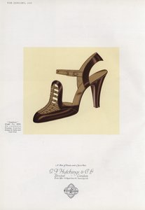 Advertentie voor damesschoenen, 1930s
