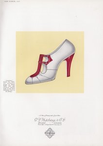 Advertentie voor damesschoenen, 1930s
