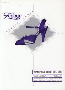 Advertentie voor damesschoenen, 1930s door English School