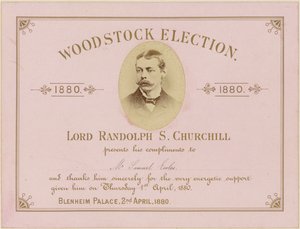 Woodstock verkiezing 1880 door English School