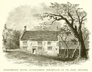 Woolsthorpe House, Lincolnshire (Geboorteplaats van Sir Isaac Newton)