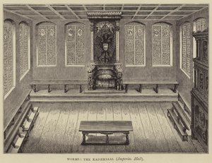 Worms, De Kaisersaal, Keizerlijke Hal door English School