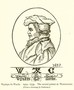 Wynkyn de Worde, de tweede drukker in Westminster