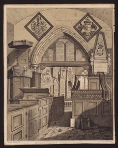 Wyrardisbury Church, Bucks (gravure) door English School