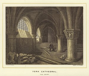 York Kathedraal, de crypte