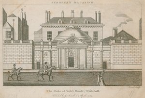 York House, Whitehall door English School