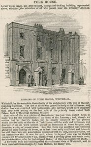 York House, Whitehall door English School