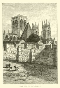York, vanaf de Kantelen door English School