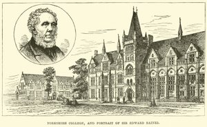 Yorkshire College, en portret van Sir Edward Baines