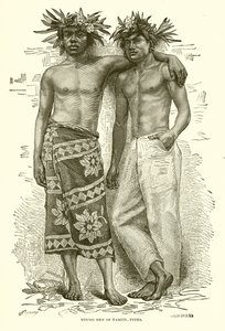 Jonge Mannen van Tahiti--Typen door English School