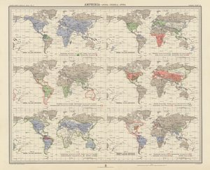Zoogeografie: Amphibia, Anura, Urodela, Apoda door English School