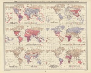 Zoogeografie: Aves, Ralliformes, Opisthocomiformes, Columbiformes, Pteroclidiformes, Hemipodii, Galliformes, Tinamiformes, Apterygiformes, Casuariiformes, Struthioniformes, Rheiformes door English School