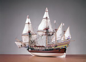 1:48 schaalmodel van de Elizabeth Jonas