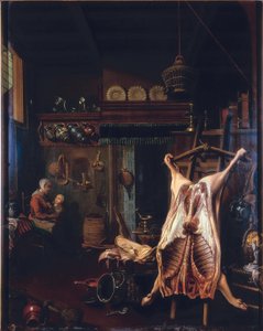 Interieur met karkas