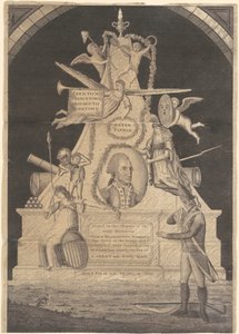 Monument voor George Washington door Enoch G. Gridley, after John Coles, Jr.