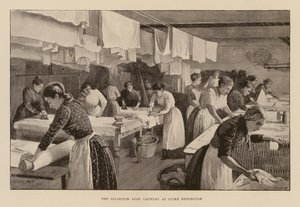 Leger des Heils wasserij in Stoke Newington door Enoch Ward