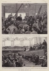 Scènes uit de Britse algemene verkiezingscampagne van 1892 door Enoch Ward