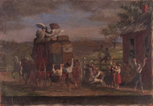 Studie voor de Pemigewasett Coach, ca. 1880-89