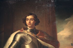 Portret van Peter de Grote, midden 19e eeuw door Enrico Belli