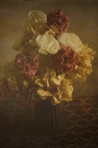 Vintage bloemenboeket door Enrico Sottocorna