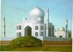 De Taj Mahal door Erastus Salisbury Field