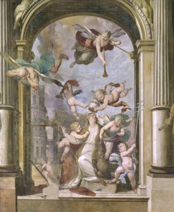 De kroning van de Maagd Maria door Ercole Procaccini