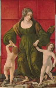 De vrouw van Hasdrubal en haar kinderen, ca. 1490-1493 door Ercole de