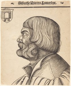 Albrecht Dürer op zesenvijftigjarige leeftijd door Erhard Schon
