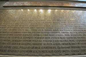 Monument voor de leden van New College, Oxford, die hun leven verloren tijdens de Eerste Wereldoorlog