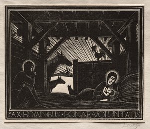 Kerstcadeaus: Dageraad door Eric Gill