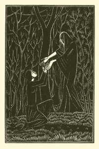 De Dood en de Dame door Eric Gill