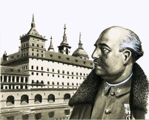 Portret van generaal Franco door Eric Parker