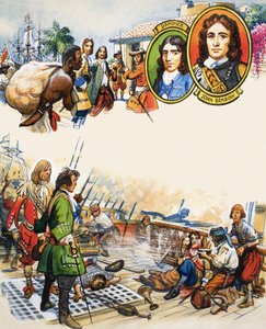 Scrapbook van de Britse zeeman: Twee beroemde zeelieden
