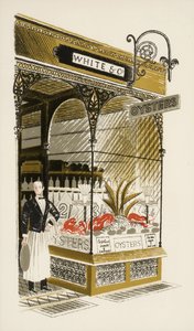 Oesterbar, ca. 1938 door Eric Ravilious