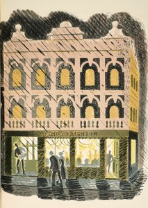Café, illustratie uit 