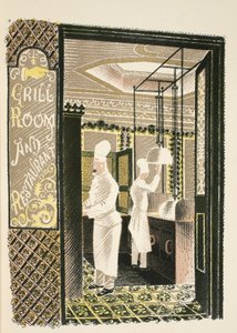 Restaurant en Grill Room, illustratie uit 