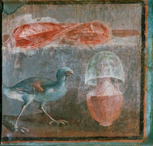 Stilleven met kip door Erich Lessing