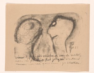 Twee geabstraheerde figuren