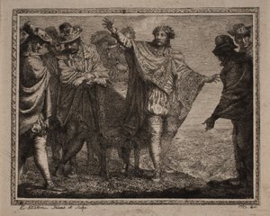 Knud de Grote en zijn hovelingen door Erik Pauelsen