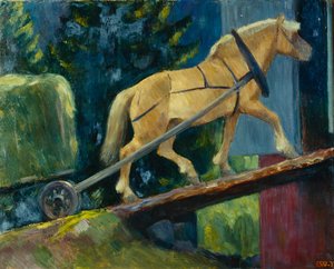 Schuurbrug door Erik Theodor Werenskiold